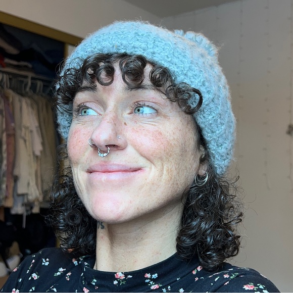 Coal Beanie with Pom - Picture 5 of 5